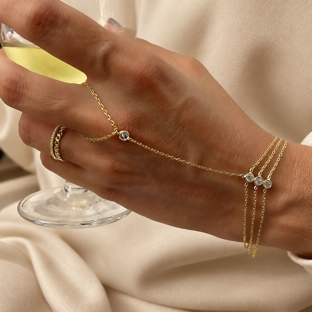 Anklets + Handchains