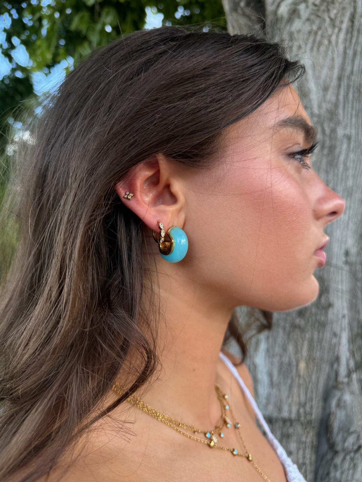 Glacé Hoop Earrings
