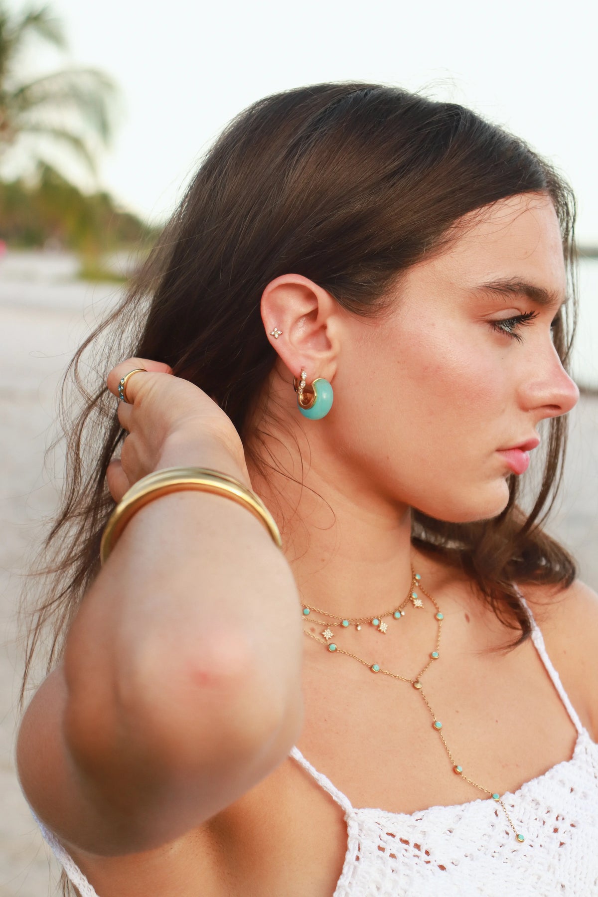 Glacé Hoop Earrings
