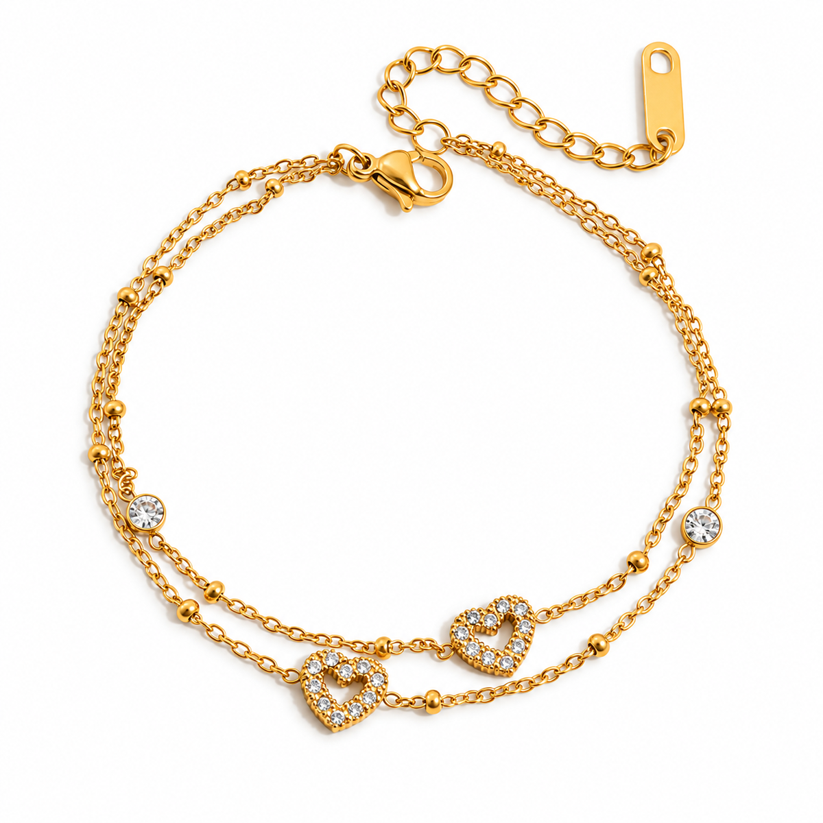 Sofia Bezel Crystal Bracelet