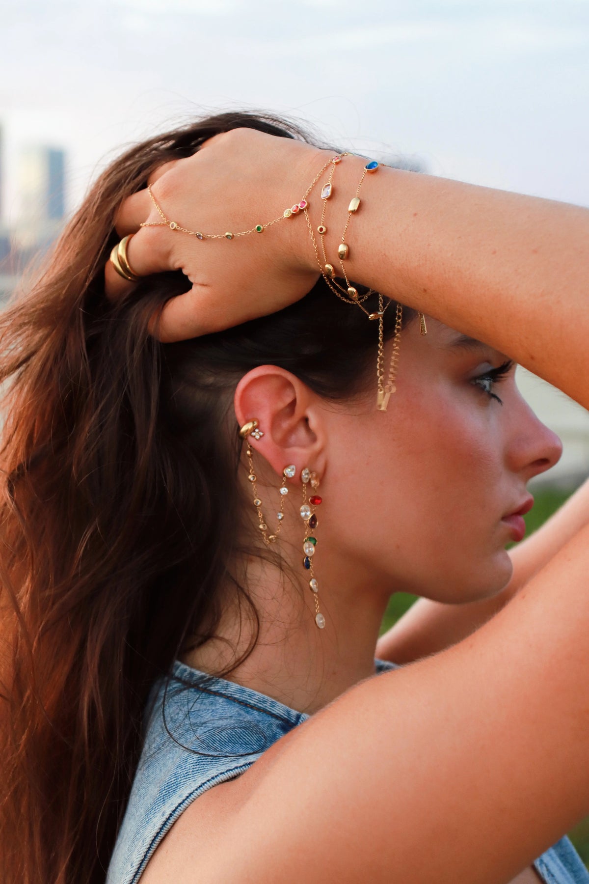Amara Ear Cuff Chain