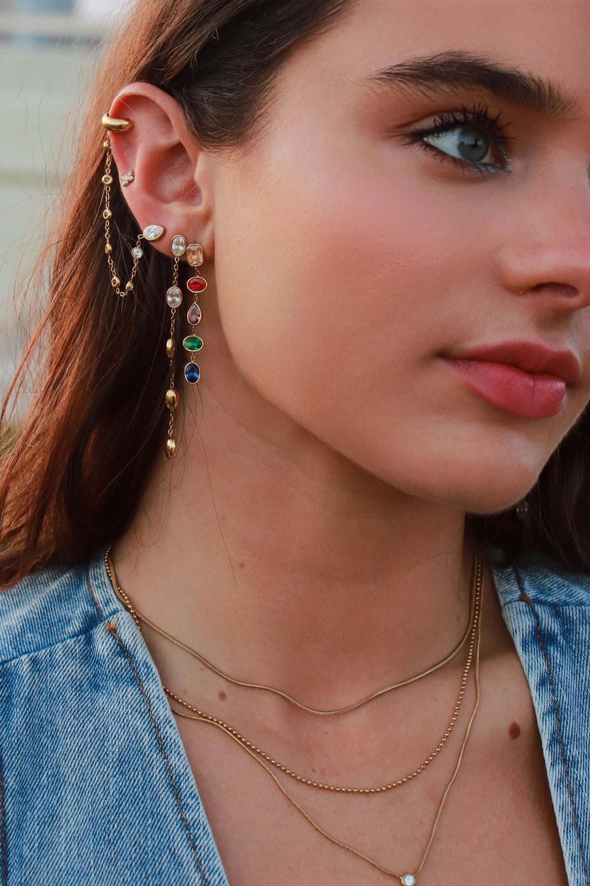 Amara Ear Cuff Chain