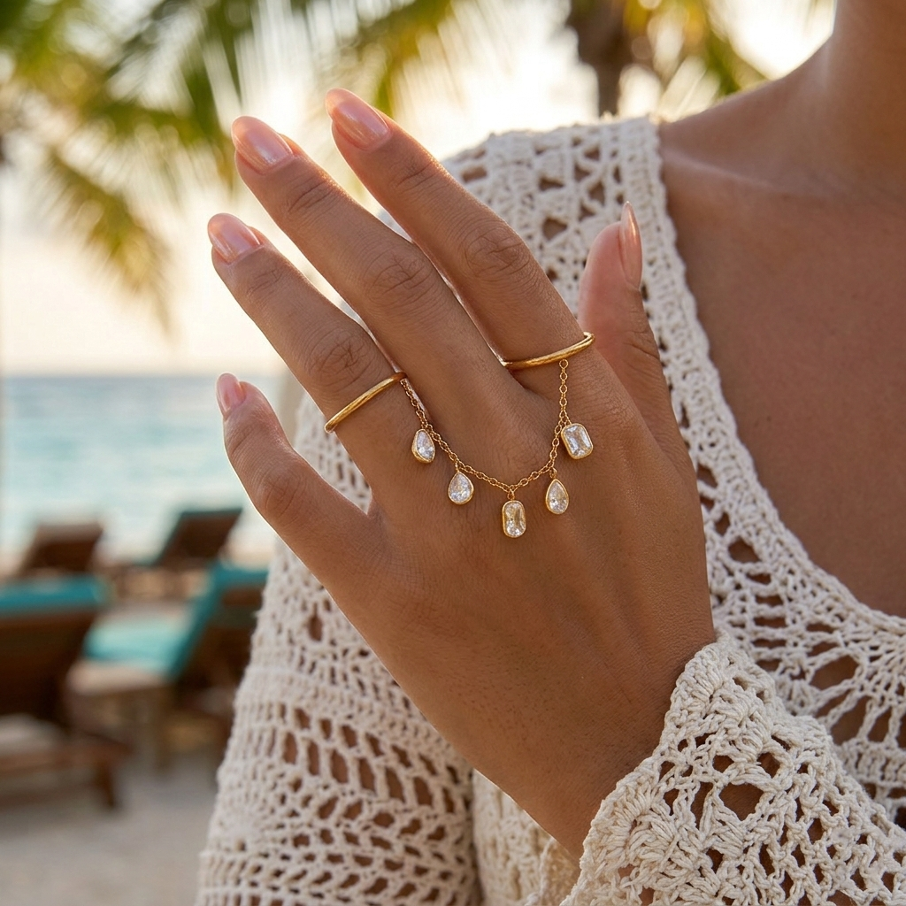 Two rings. One chain. Infinite compliments.
