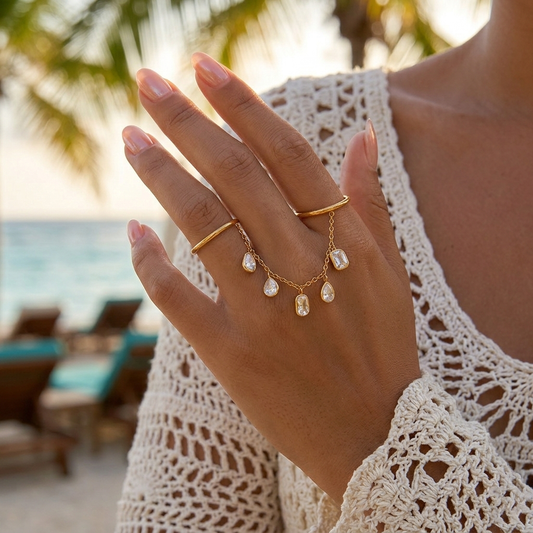 Two rings. One chain. Infinite compliments.