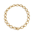 Amayah Jewelry Vera Oval Link Necklace — chunky oval chain with toggle clasp closure