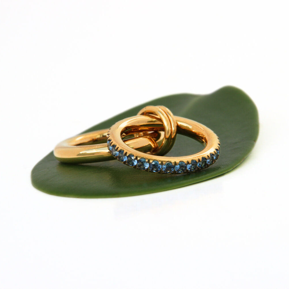 Gold-plated stainless steel statement ring with sparkling stones, waterproof and tarnish-resistant, perfect for bold and stylish looks.
